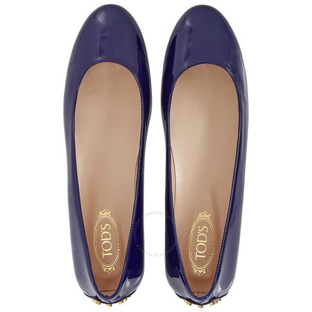 Tod's Womens Ballerina Flats in Violet XXW0UK0K370OW0L411