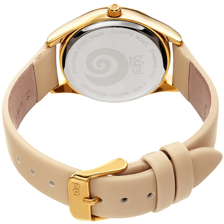 Burgi Quartz Diamond Silver Dial Ladies Watch BUR201YG