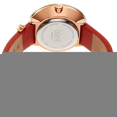 Burgi Quartz Red Dial Ladies Watch BUR264RD