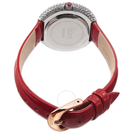 Burgi Diamond Red Dial Ladies Watch BUR209RD