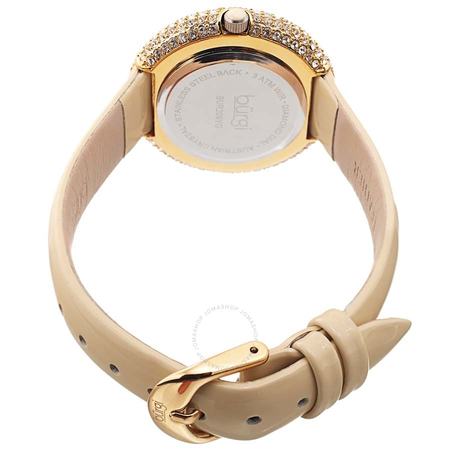 Burgi Diamond White Dial Ladies Watch BUR209YG