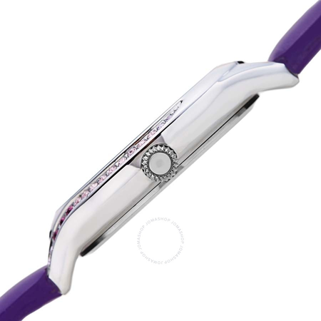 Burgi Crystal White Dial Ladies Watch BUR239PU