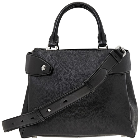Tod's Ladies Top Handle bag Jutti Black Ans 2 Manici Zip Tophdl XBWANSF0200II9B999