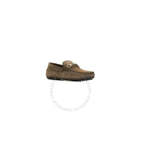 Tod's Men's Dark Clay Leather Moccasins XXM0LR0N655FL1B208