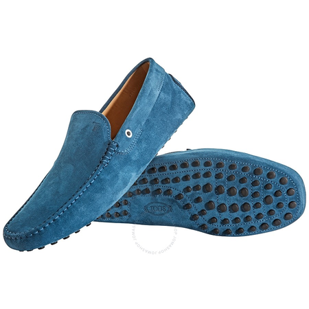 Tod's Men's Driving Shoes in Suede in Abyss XXM0WG0M920RE0T603