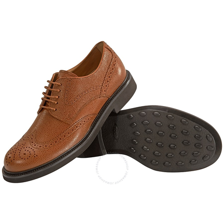 Tod's Men's Lace-Up Shoes in Dark Cognac XXM0XI00C10SHKS018