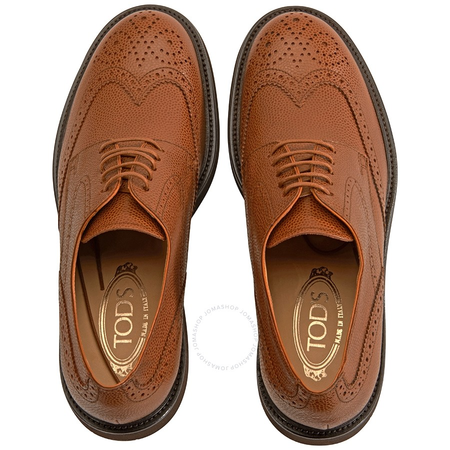 Tod's Men's Lace-Up Shoes in Dark Cognac XXM0XI00C10SHKS018