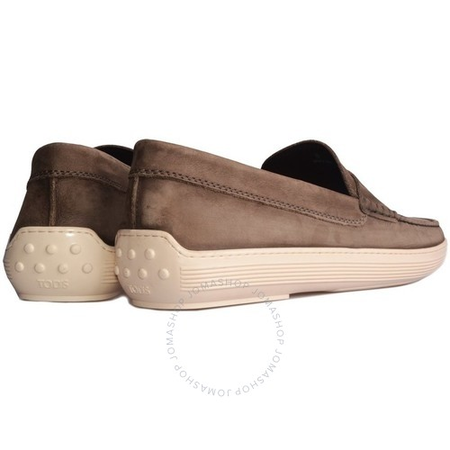 Tod's Men's Leather Loafers in Dark Clay XXM0YT00010FL1B208