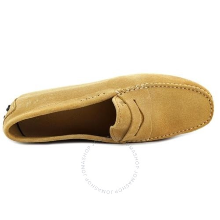 Tod's Men's Light Mustard Gommini Moccassin Driver Shoes XXM0EO00010RE0G409