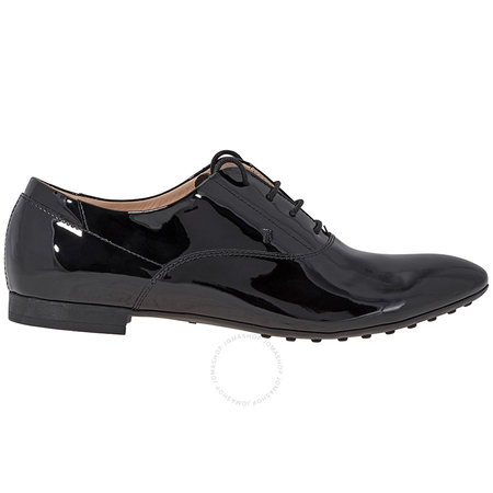 Tod's Womens Suede Lace Up Oxford Shoes in Black XXW0ST00N50OW0B999