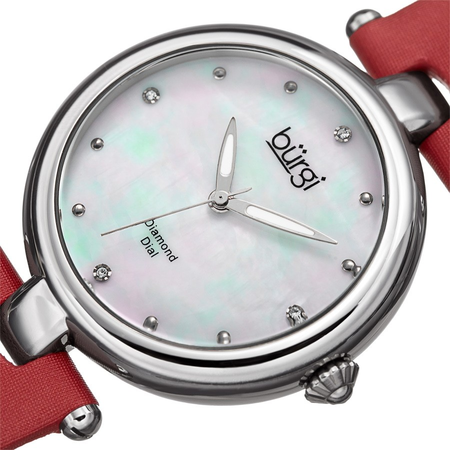 Burgi Quartz Diamond Ladies Watch BUR169RD