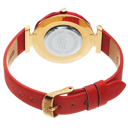 Burgi Quartz Diamond Silver Dial Ladies Watch BUR252RD