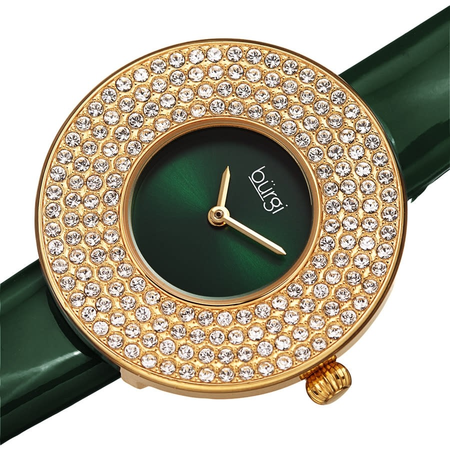 Burgi Quartz Green Dial Ladies Watch BUR272GN