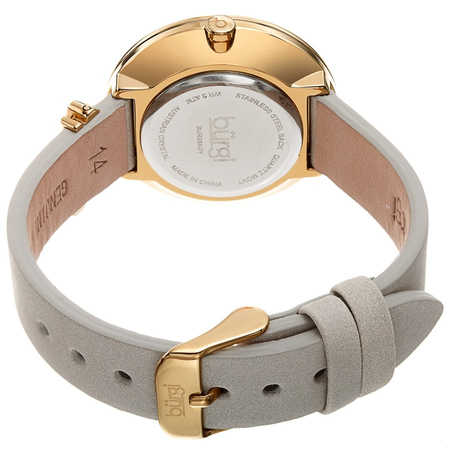 Burgi Quartz Grey Dial Ladies Watch BUR264GY