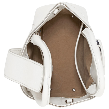 Tod's Ladies Tote bag Double Bag White Shop Doppia T Fasc Mini XBWDOTA0100XPAB015