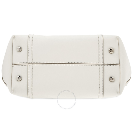 Tod's Ladies Tote bag Double Bag White Shop Doppia T Fasc Mini XBWDOTA0100XPAB015