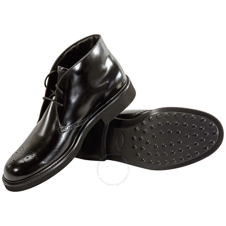 Tod's Men's Ankle Leather Boots  in Black XXM0XL0N920AKTB999