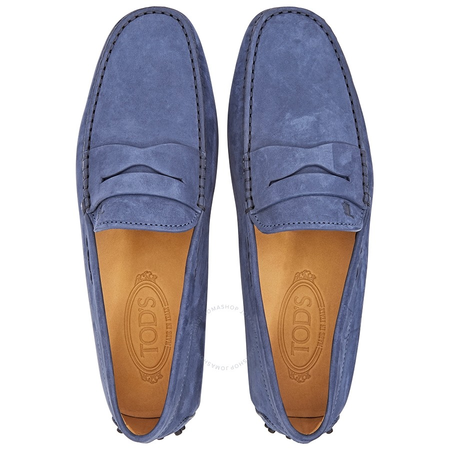 Tod's Men's Captain Blue Gommini Moccassin Driver Shoes XXM0EO00010VEKU821