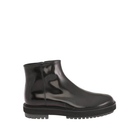 Tod's Men's Smooth Leather Boots in Black XXM0ZW0R870AKTB999