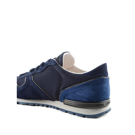 Tod's Men's  Suede Lace Up Active Trainer Sneaker in Galaxy/Dark Denim Blue XXM0YM0R360GCT57FT