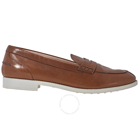 Tod's Womens Leather Mocassins in Cocoa XXW0VK0L100D90S801