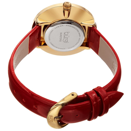 Burgi Quartz Red Dial Ladies Watch BUR272RD