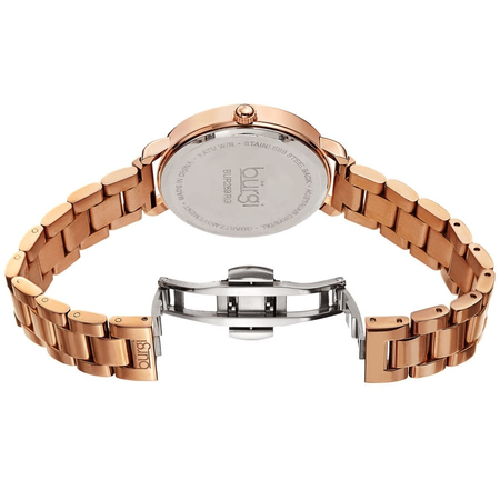 Burgi Quartz Silver Dial Ladies Watch BUR269RG