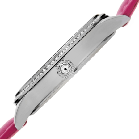Burgi Quartz White Dial Ladies Watch BUR184PK