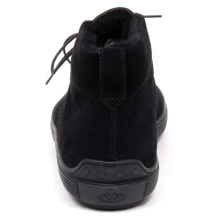 Tod's Men's Ankle Suede Boots in Black XXM0XF0N461RE0B999