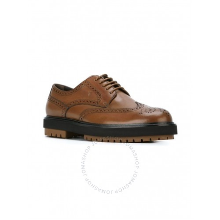 Tod's Men's Brogue Shoes in Dark Camel XXM0ZW00C10D9CC813