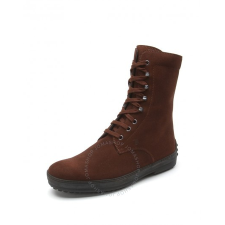 Tod's Men's Cocoa Ankle Combat Boots XXM0HW00500EN0S801