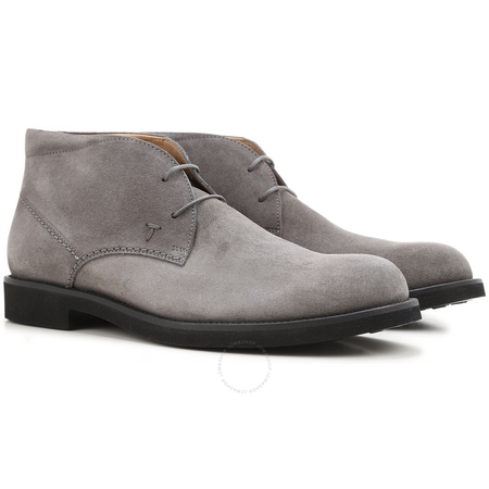 Tod's Men's Desert Boots in Lead XXM0WP00D80RE0B401