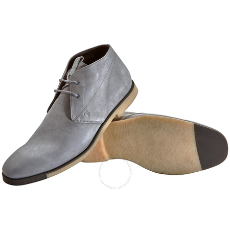 Tod's Men's  Lace-up Ankle Boots in Dark Grey XXM0XW0O710FL1B400