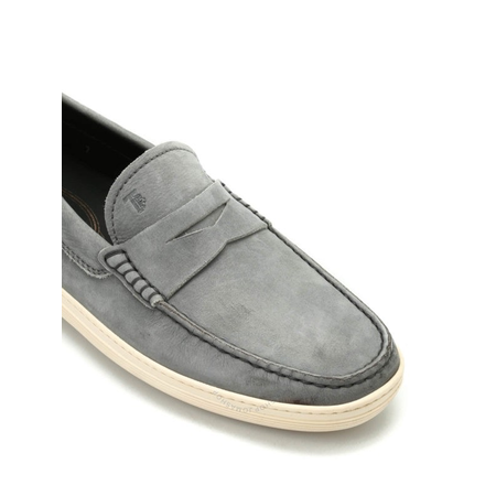 Tod's Men's Leather Loafers in Dark Grey XXM0YT00010FL1B400