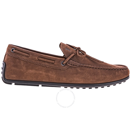 Tod's Men's Shoes City Gommini Light Brown Laccetto Gomma Vh- Size 5 UK / 6 US XXM0VH00050VEKS810