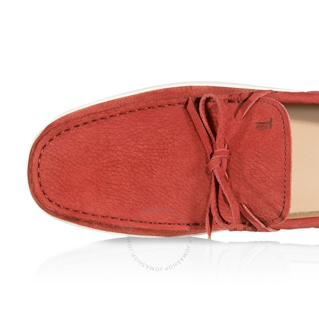 Tod's Men's Dark Orange Red Slip-On Shoes XXM0MA00050ENKR007