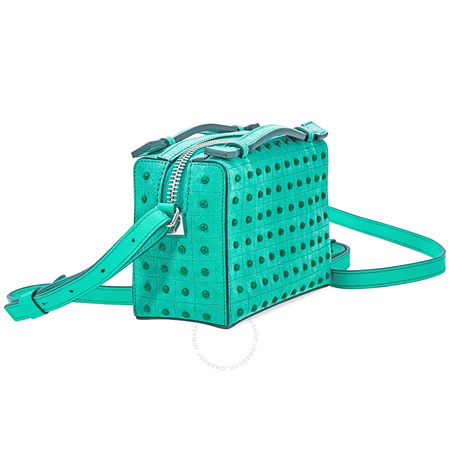 Tod's Suede Crossbody Bag- Bright Green XBWDONH0000FRI