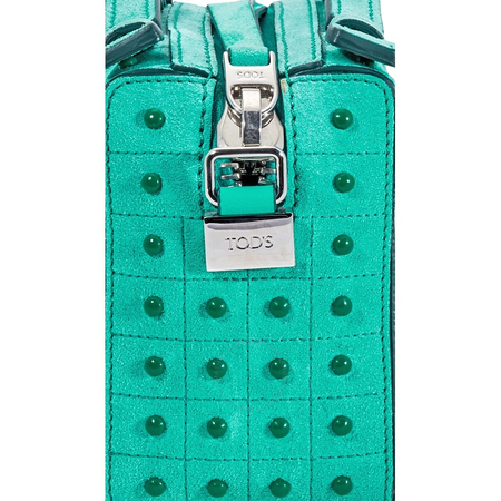Tod's Suede Crossbody Bag- Bright Green XBWDONH0000FRI