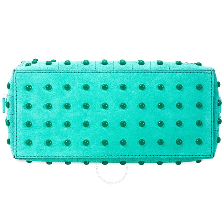 Tod's Suede Crossbody Bag- Bright Green XBWDONH0000FRI