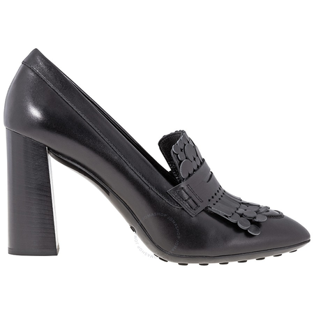 Tod's Womens Block Heel Shoes in Black XXW0ZL0Q930GOCB999
