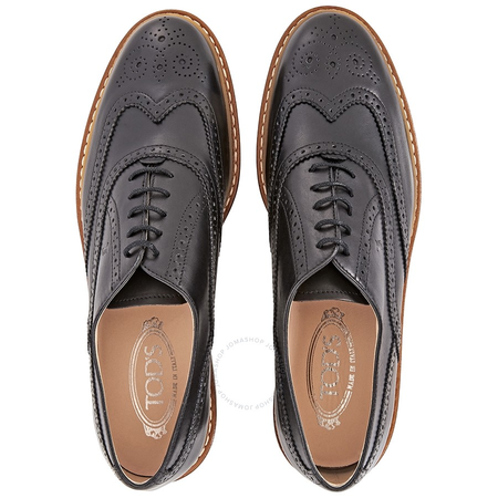 Tod's Womens Brogue Shoes in Black XXW25A0R840FRBB999