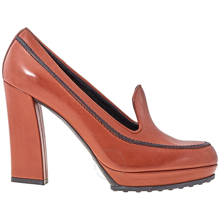 Tod's Womens Leather Pumps in Medium Natural XXW0RX0H860D90S017