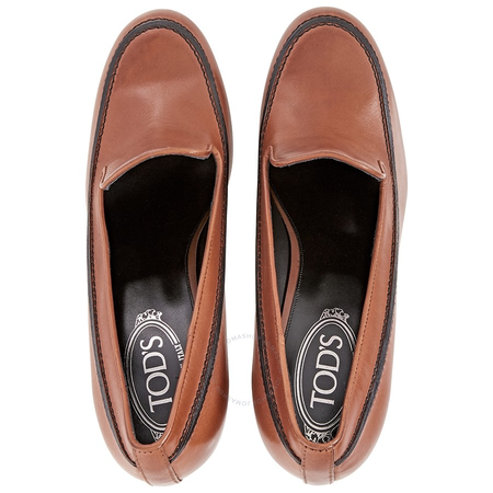 Tod's Womens Leather Pumps in Medium Natural XXW0RX0H860D90S017