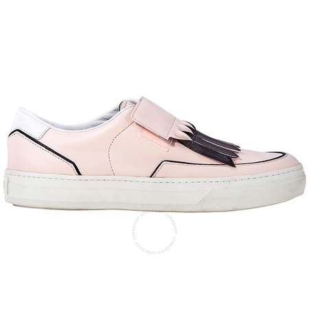 Tod's Womens Leather Sneakers in Light Pink/Black/White XXW0XK0P370BRK0Y75