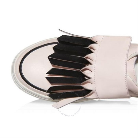 Tod's Womens Leather Sneakers in Light Pink/Black/White XXW0XK0P370BRK0Y75