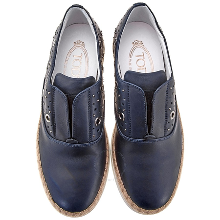 Tod's Womens Slip-On Shoes in Dark Galaxy XXW0TV0J984BR0U824