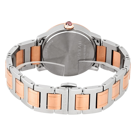 Bvlgari Brown Dial Diamond Automatic Ladies Watch 102478