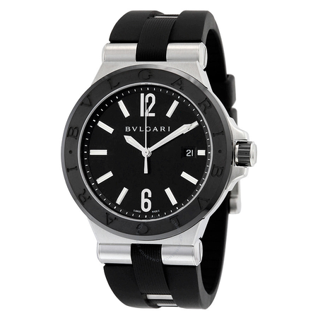 Bvlgari Diagono Automatic Black Dial Men's Watch 102029