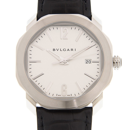 Bvlgari Octo Roma Automatic White Dial Watch OC41C6SLD