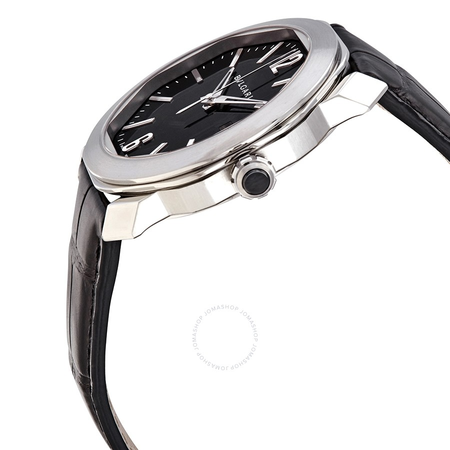 Bvlgari Octo Roma Black Dial Automatic Men's Watch 103084